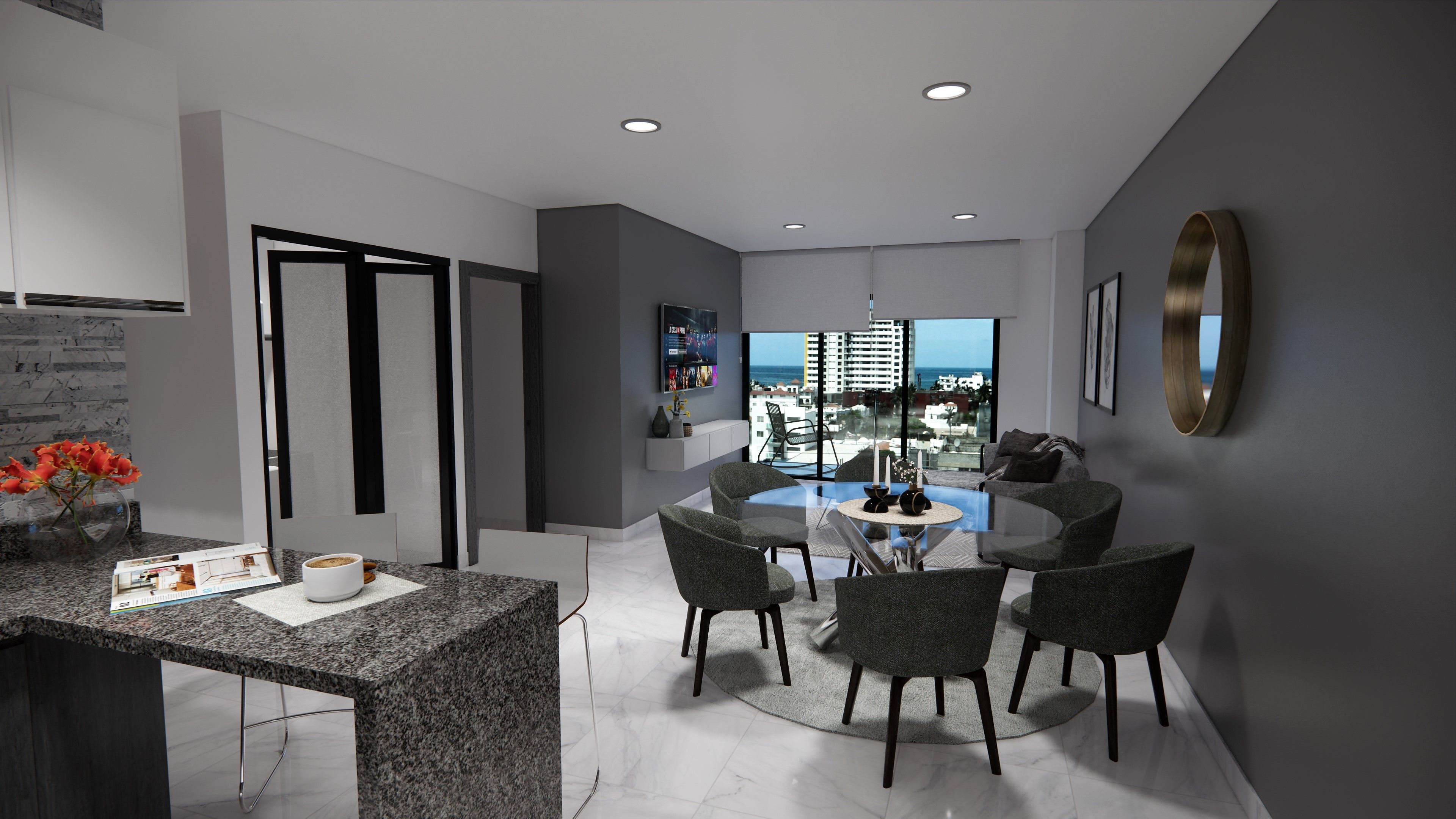 Interior del modelo Fuoco, imagen 1