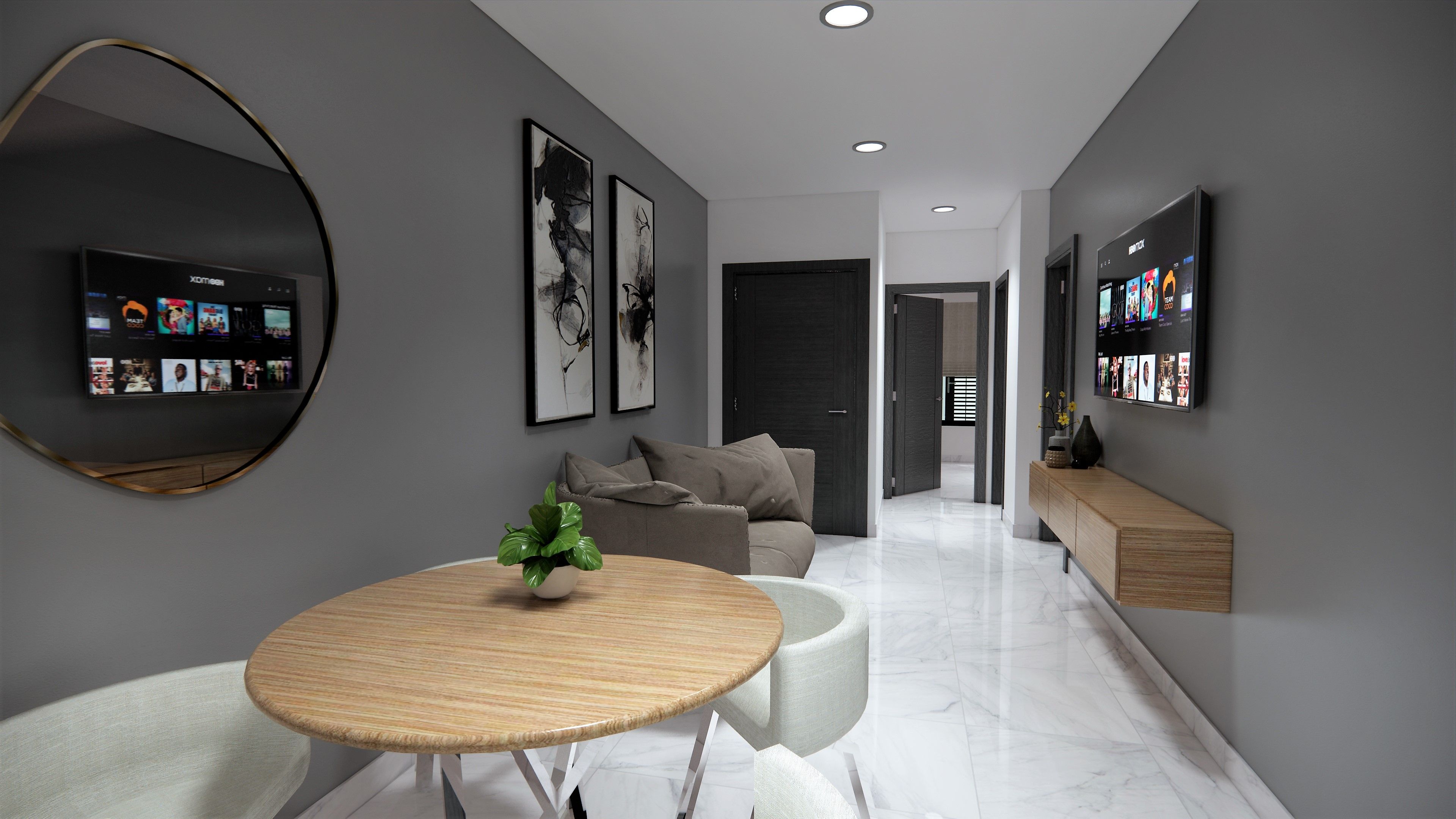 Interior del modelo Terra, imagen 1