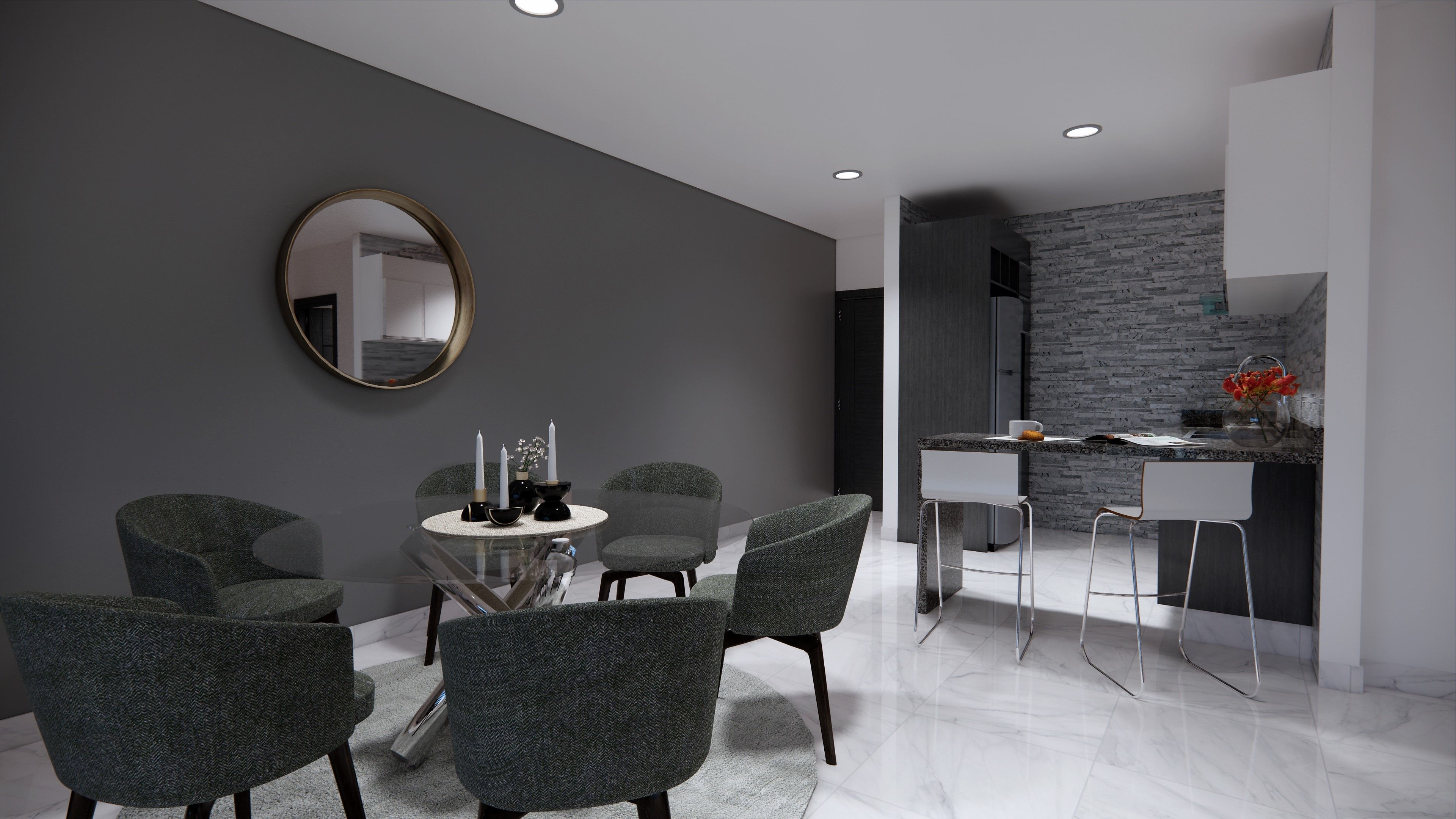Interior del modelo Fuoco, imagen 4